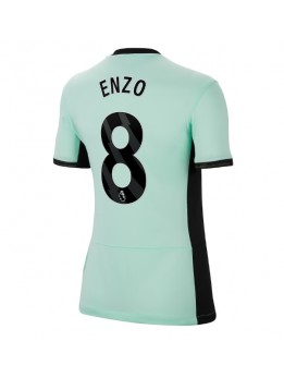 Chelsea Enzo Fernandez #8 Ausweichtrikot für Frauen 2023-24 Kurzarm